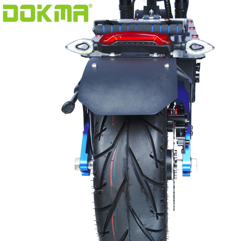 Dokma 13 inch Dtoursor 4 big head light 60V 5600W 72V 8000W 80-100km/h dual motor fast speed electric scooter for off road