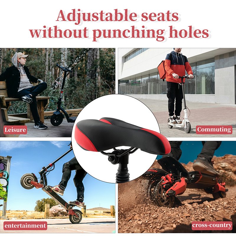 New Scooter Seat Set Saddle For M365 Pro Pro2 Electric Scooter Accessories Adjustable Shock Absorption Folding Seat Easy