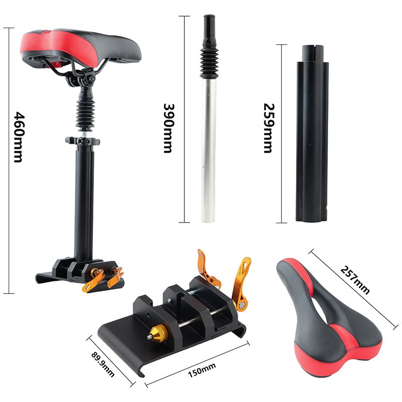 New Scooter Seat Set Saddle For M365 Pro Pro2 Electric Scooter Accessories Adjustable Shock Absorption Folding Seat Easy