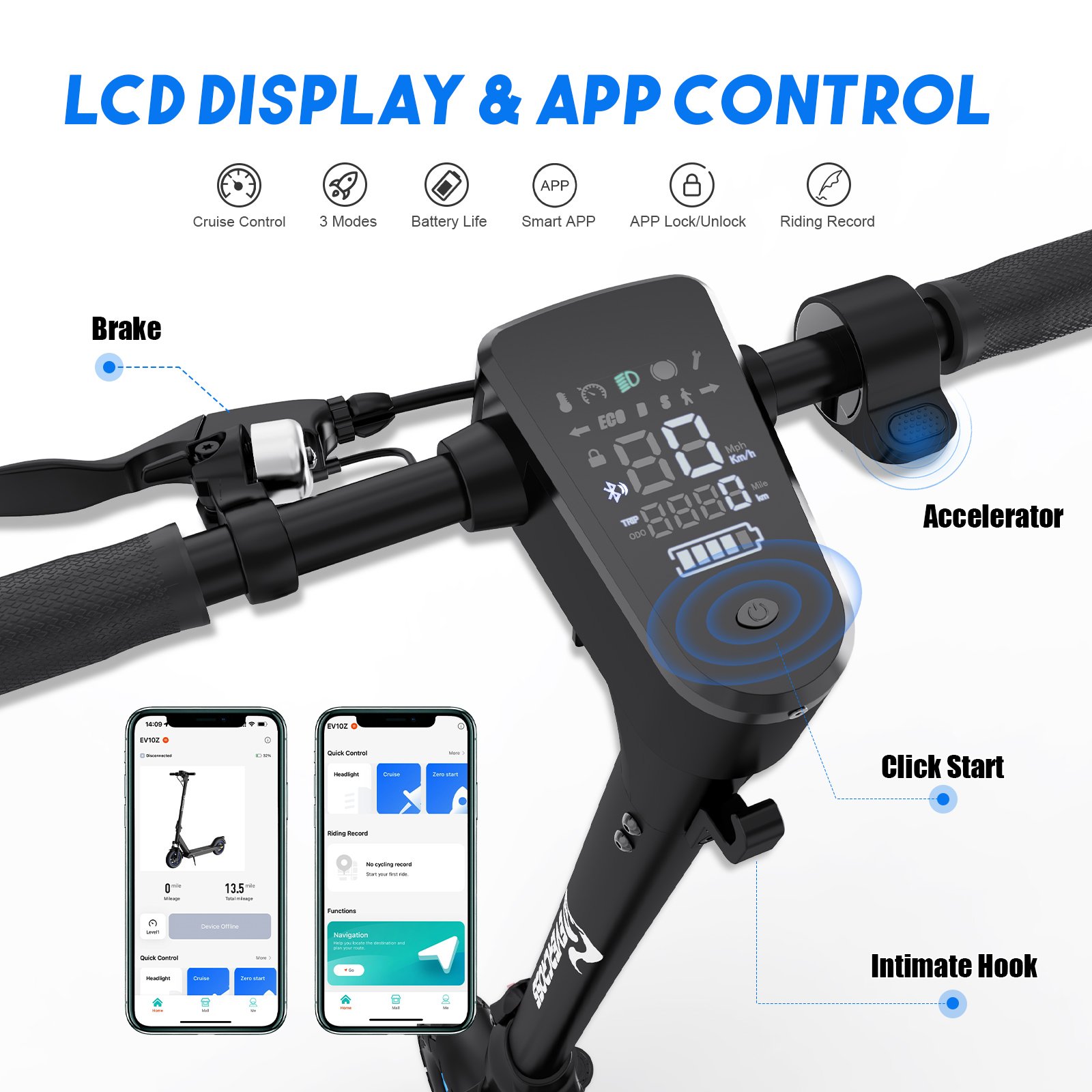 EU USA UK warehouse 500w 36v 11.4ah e scooter folding electric scooters for adult
