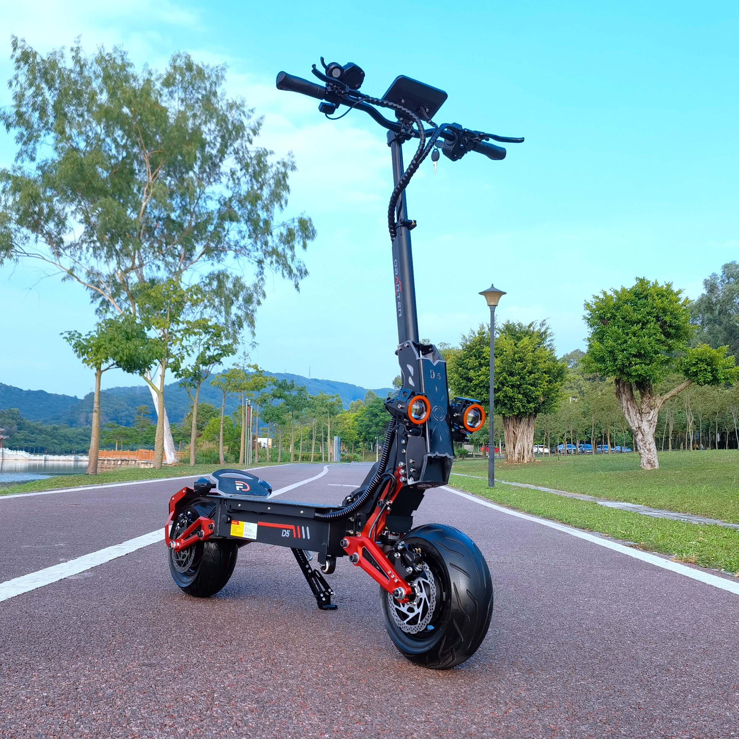 48V 60V 72V 5000W 70km/h 35Ah D5 12inch powerfully electric scooters with battery power in EU US warehouse