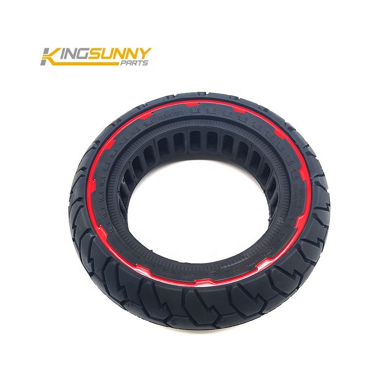 10 INCH Rubber Solid Tyre E-Scooter Tubeless Vacuum Tire 10X3.0 255*80 80/65-6 Solid tire For Zero 10X Scooter Parts