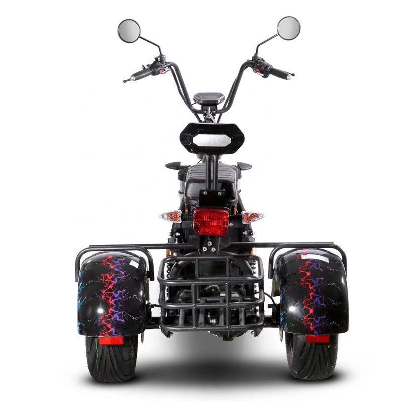 E green Scooter three wheels big tyre trike atv adult tricycle citycoco 3 wheel electric scooter 1500w/2000w