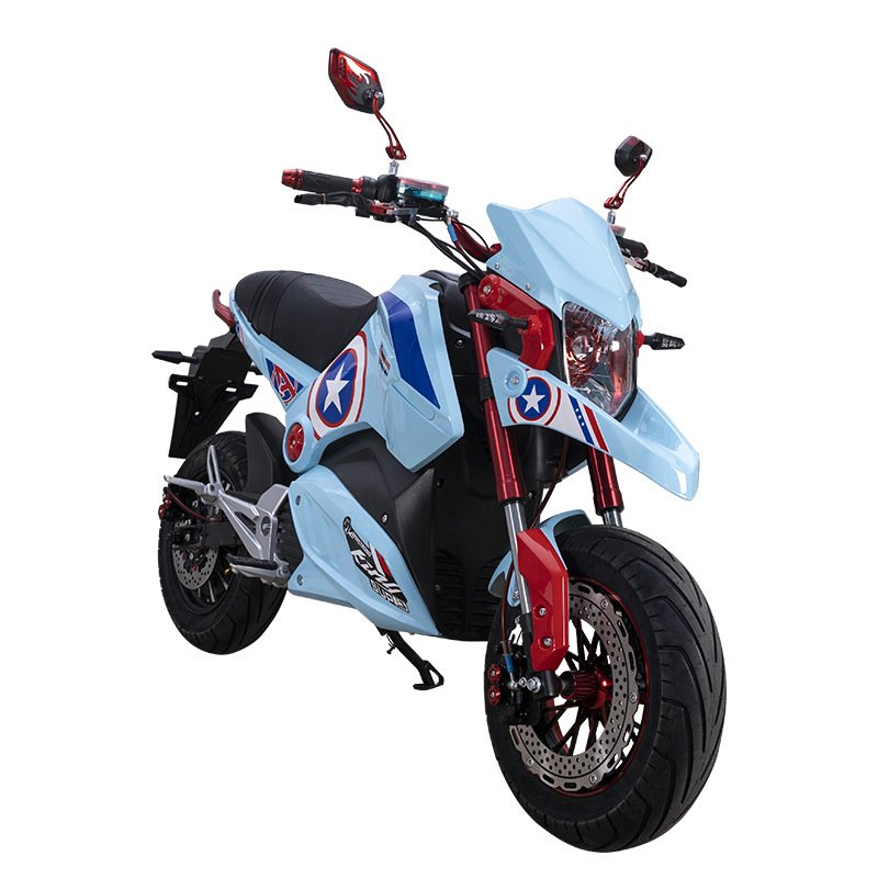 Professional Fashion Powerful 72V 30AH Powerful 1500W Racing Electric Motorcycle Sports Moto Bike Adults Moto