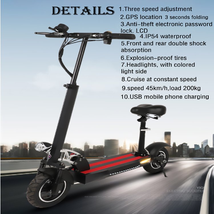 2021 hot sale china factory folding electric scooters for adults up 18