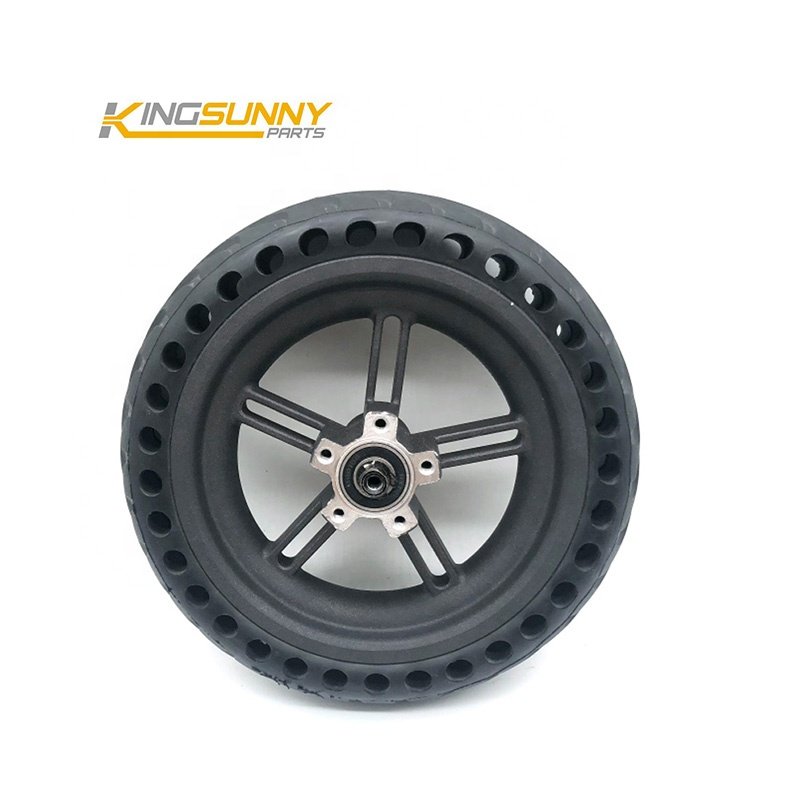 Scooter Rear Wheel Rim with Honeycomb Solid Tyre For Xiaomi M365 1s Essential Rear Wheel With Solid Tire Scooter Part