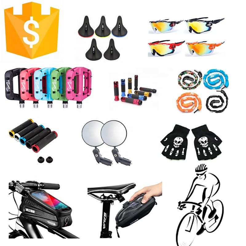 New Image Custom Other Bicycle Electric Dirt E Bike Rider Cycle Set For Cycling Flashlight Accessories Bike Spare Parts