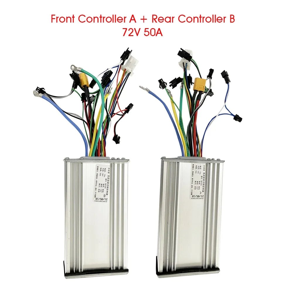 Damao 72V 50A Controller A and Controller B for Dual Motors 13 inch 7000W 8000W Electric Scooter