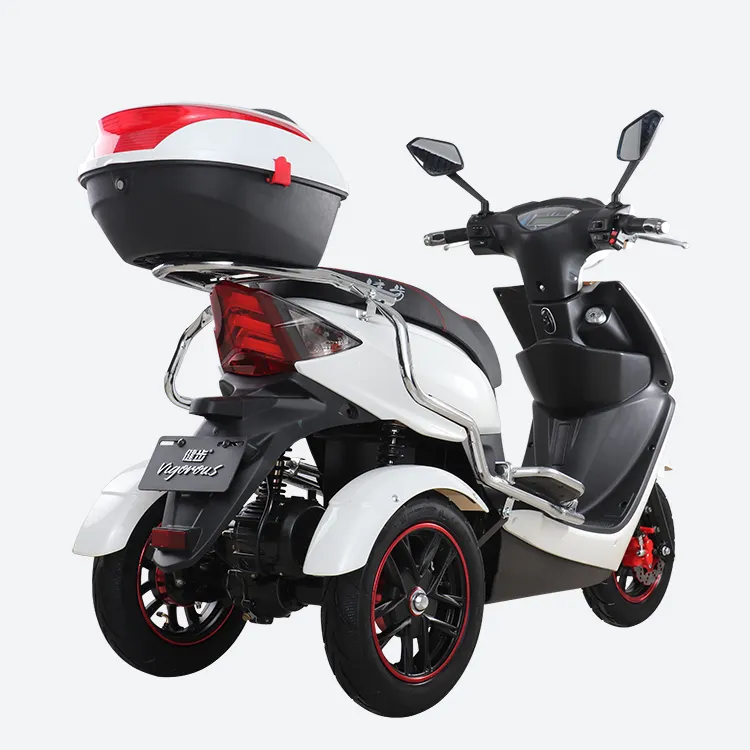 60V 72V 48V 20AH Electric Scooter Adult Powerful Three Wheel Mobility Scooter with 650W Brushless Motor