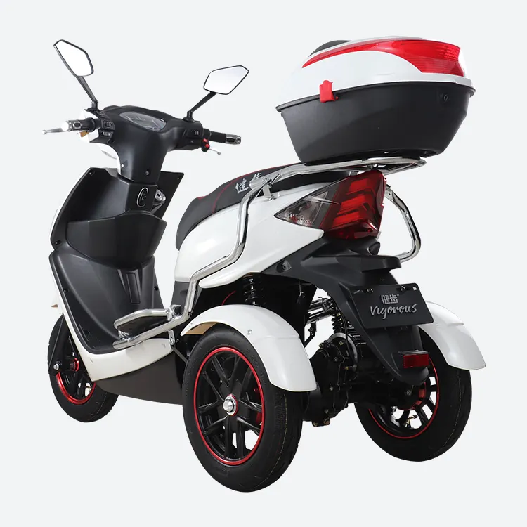 60V 72V 48V 20AH Electric Scooter Adult Powerful Three Wheel Mobility Scooter with 650W Brushless Motor
