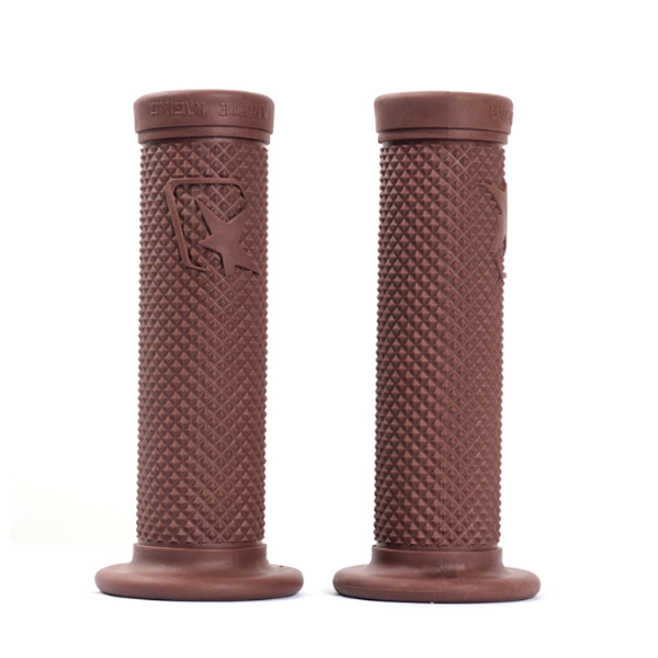 retro moto grip classic scooter parts vintage 7/8" 22mm motorbike handle bar for cafe racer rubber motorcycle handlebar