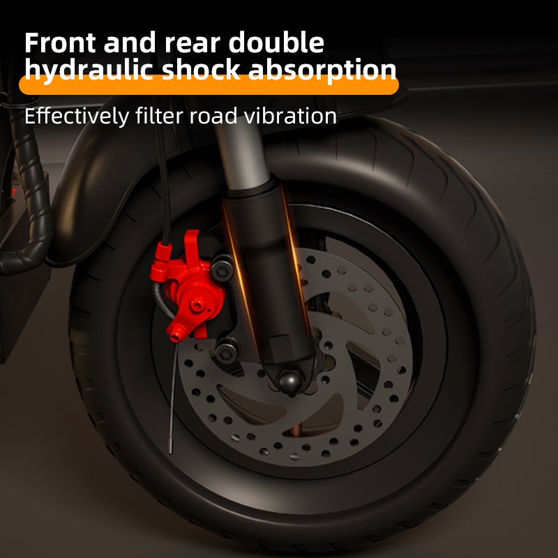 Us Warehouse 2 Wheel Foldable Adult Electric Scooter 10 inch Off Road Fat Tire Electric Scooter