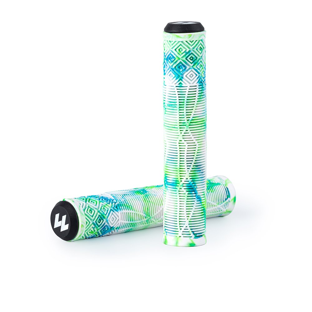 Dongguan HUOLI Bicycle Parts Bike Parts Super Soft Rubber Close/Open End Mix Color BMX Bike Handlebar Scooter Grips 160mm