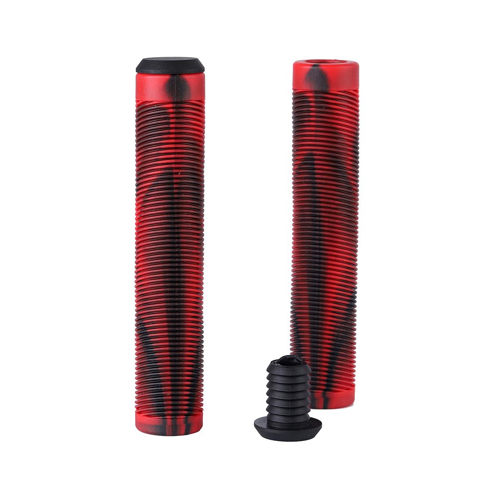 Dongguan HUOLI Bicycle Parts Bike Parts Super Soft Rubber Close/Open End Mix Color BMX Bike Handlebar Scooter Grips 160mm