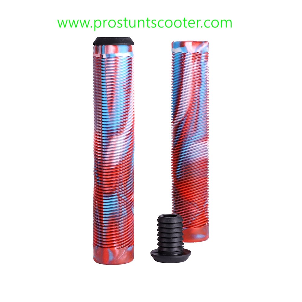Dongguan HUOLI Bicycle Parts Bike Parts Super Soft Rubber Close/Open End Mix Color BMX Bike Handlebar Scooter Grips 160mm