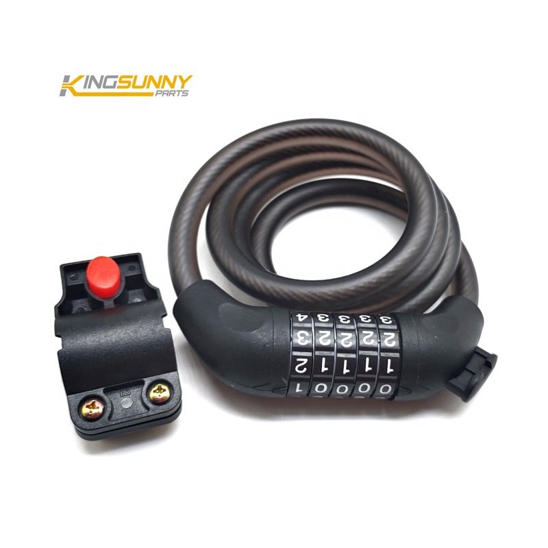 For Xiaomi M365 Electric Scooter Quality Parts Tools Scooter Accessories Universal Security Code Locks Bicycle Chain Cable Lock