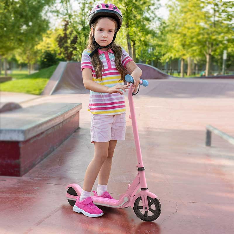 Electronic Kick Toy Electric Scooter Steel Plastic Dropshipping EU Warehouse Foldable Children Girls Boys for Kids 150W M2