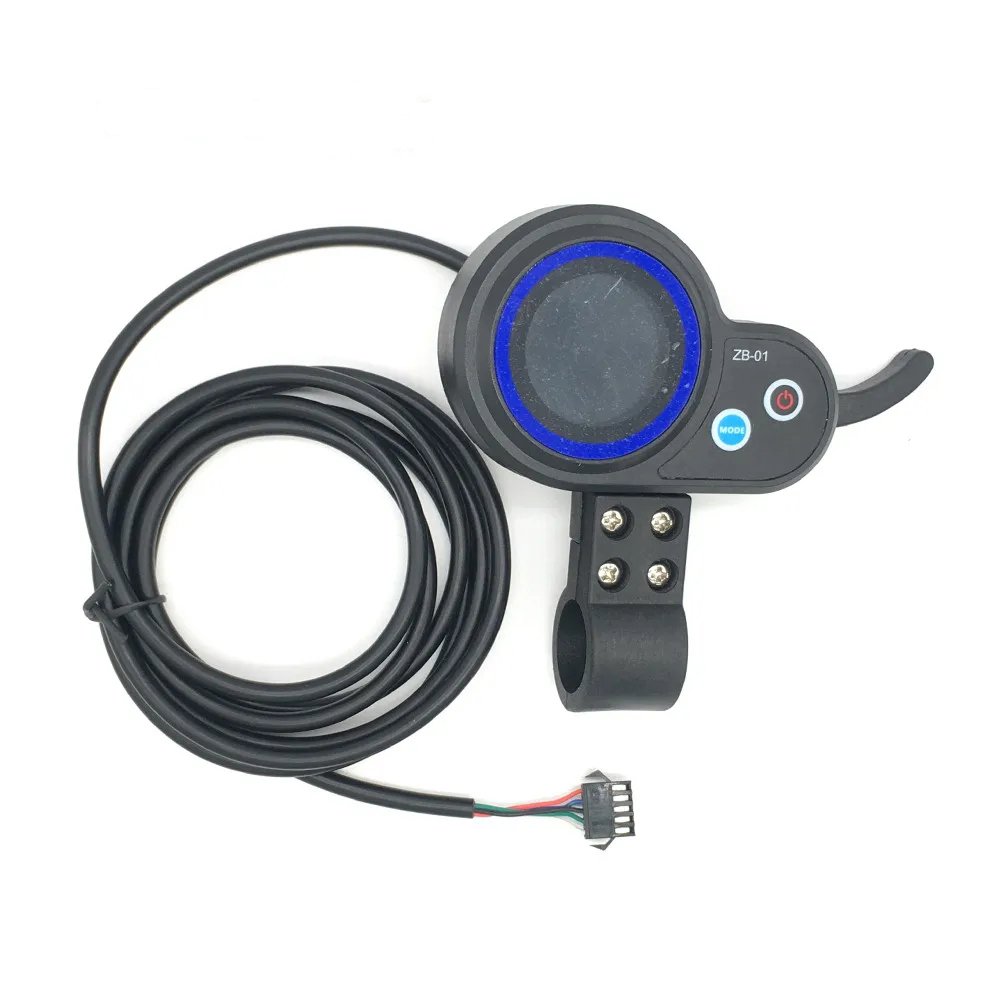 ZB 60V Display Accelerator with wires for dual drive 6000W electric scooter SK3 scooter LCD Instrument display