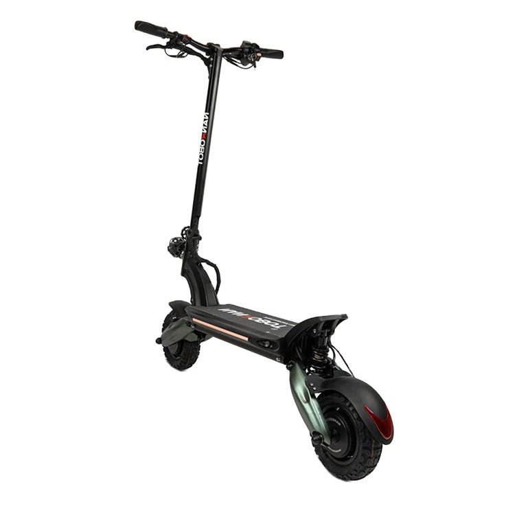 NANROBOT D6+ Shorter Charging Time And Higher Efficiency Delivery Drifting Electric Scooter LED Head Light