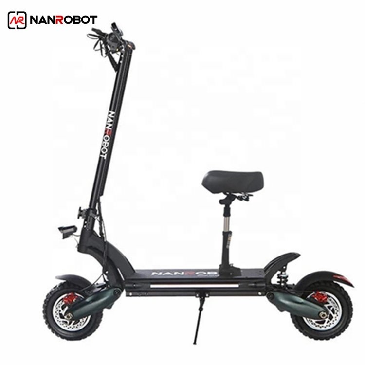 NANROBOT D6+ Shorter Charging Time And Higher Efficiency Delivery Drifting Electric Scooter LED Head Light