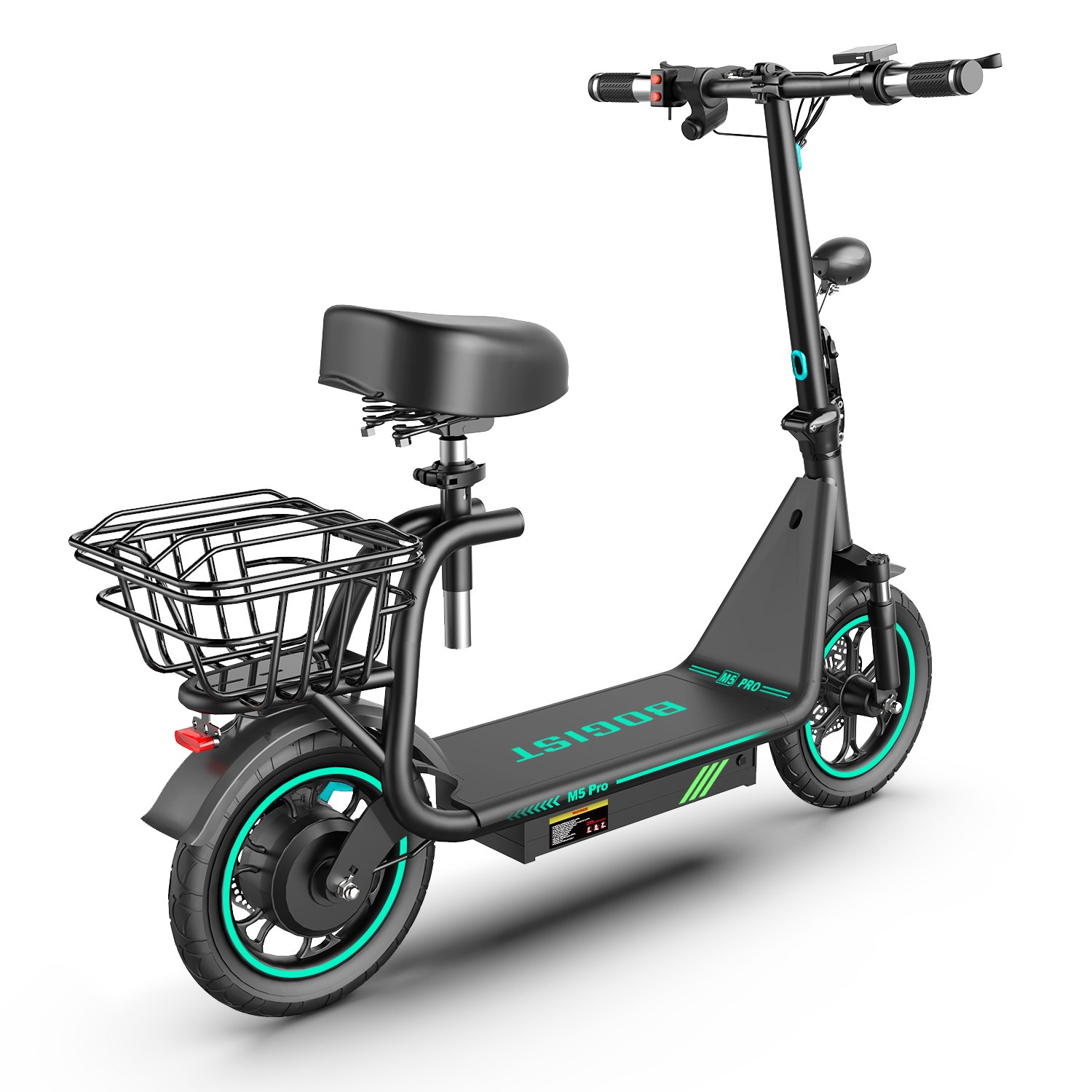 EU USA BOGIST M5 Pro Adults Electric Scooter 48V 15AH 500W foldable e scooter electric WIth Seat and basket
