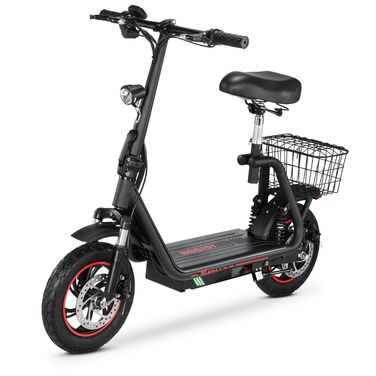 EU USA BOGIST M5 Pro Adults Electric Scooter 48V 15AH 500W foldable e scooter electric WIth Seat and basket
