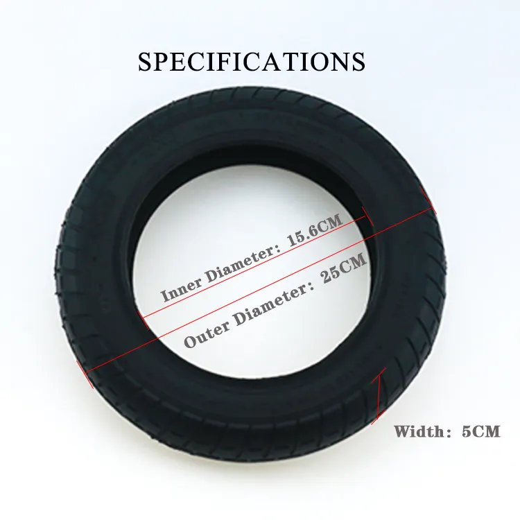 New Image EU Stock Wholesale Electric Scooter 10 Inch Outer Tyre For Xiao Mi M365 Pro Pro2 1S Scooty 10*2 Tire Parts Accessories