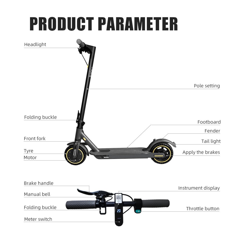 Support Custom Self-balancing Electric Scooter Powerful Adult E Scooter With Strong Power