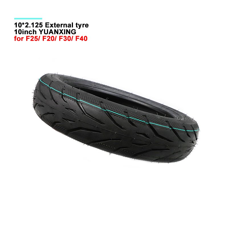 New Image Yuan Xing 10*2.125 External Tyre For Ninebot F20 F25 F30 F40 Electric Scooter Front And Rear Wheel 10 Inch Outer Tire