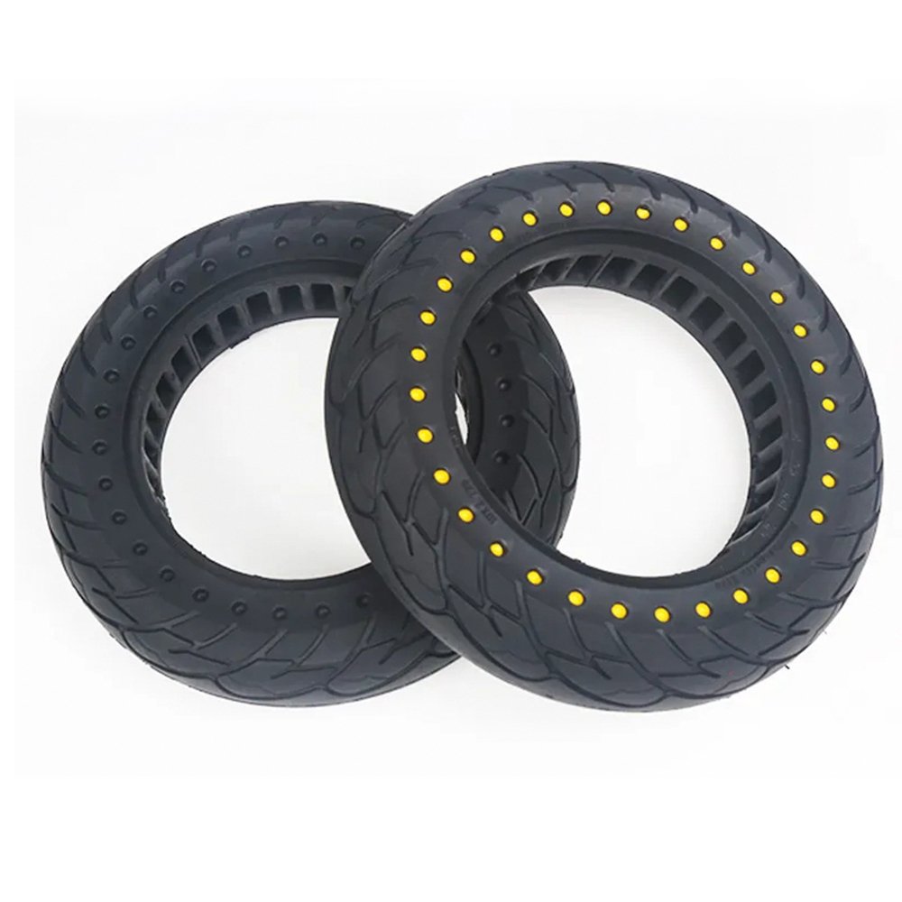 Scooter accessories 10x2.125 black double-sided honeycomb rubber 10 inch solid tires For M365 / Pro / pro2