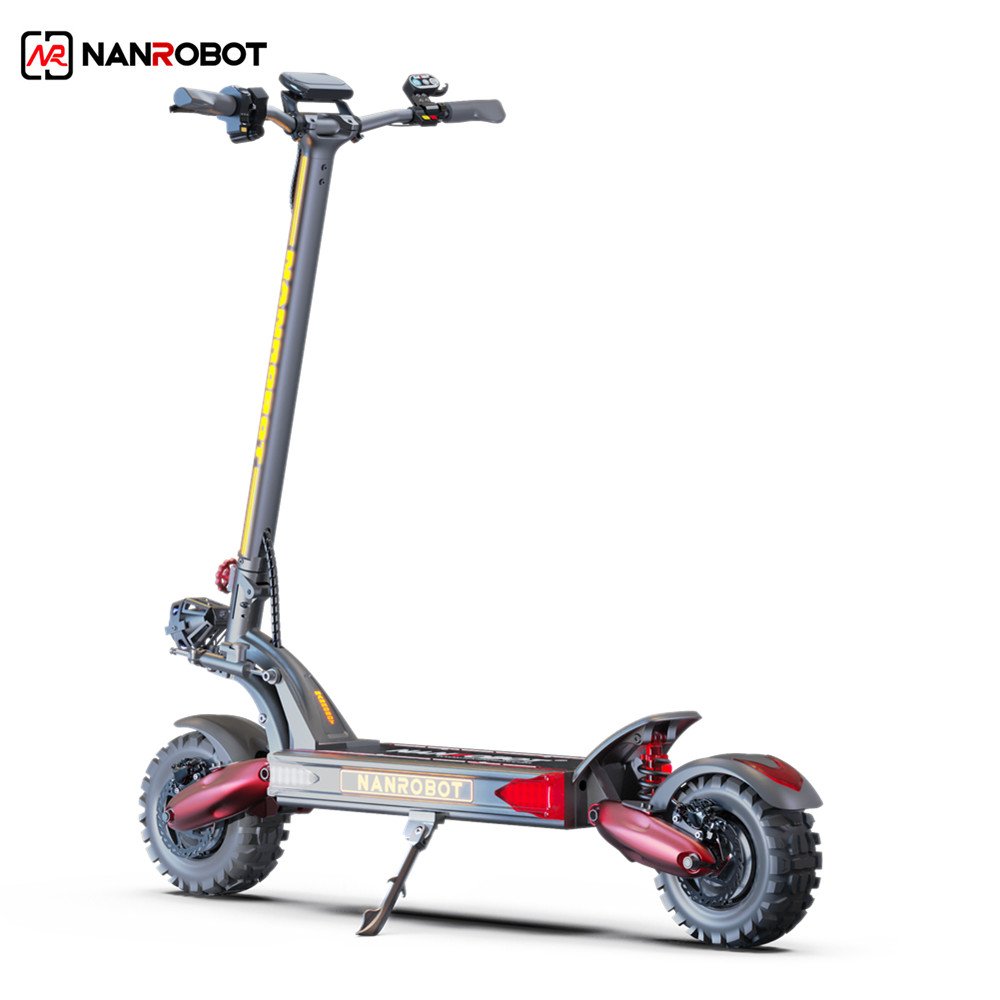 EU Warehouse NANROBOT LS7+ The Beast Off-Road shock suspension ELECTRIC SCOOTER -Max Power 4800W-60V 40AH Best Original 2021