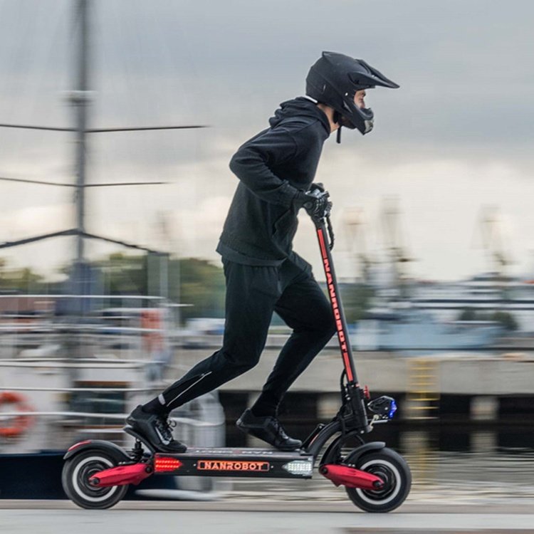 EU Warehouse NANROBOT LS7+ The Beast Off-Road shock suspension ELECTRIC SCOOTER -Max Power 4800W-60V 40AH Best Original 2021