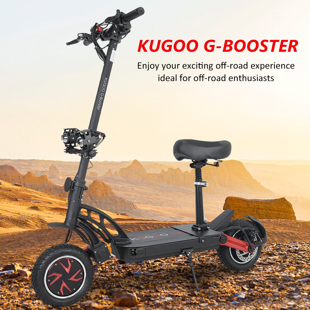 Kugoo G Booster 48v23ah High Speed 800w*2 Manufacturers News Design Electric Scooter EU Warehouse Electronic Men LCD Display 48V
