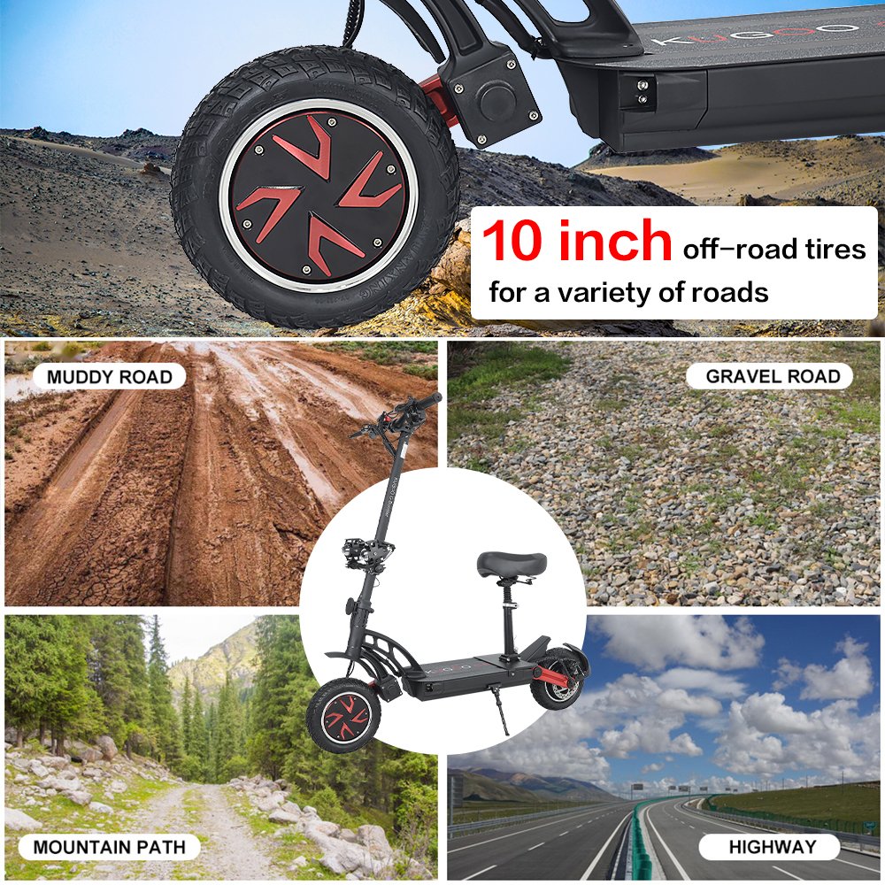 Kugoo G Booster 48v23ah High Speed 800w*2 Manufacturers News Design Electric Scooter EU Warehouse Electronic Men LCD Display 48V