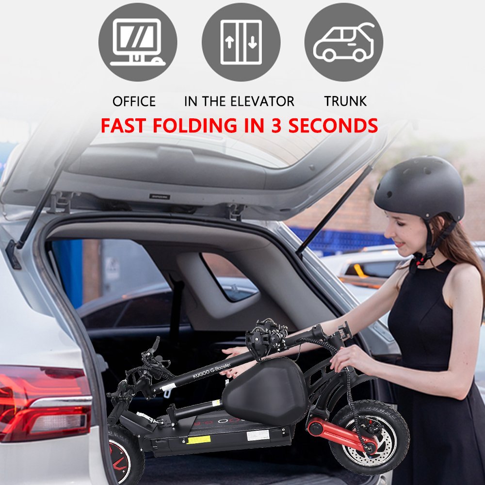 Kugoo G Booster 48v23ah High Speed 800w*2 Manufacturers News Design Electric Scooter EU Warehouse Electronic Men LCD Display 48V