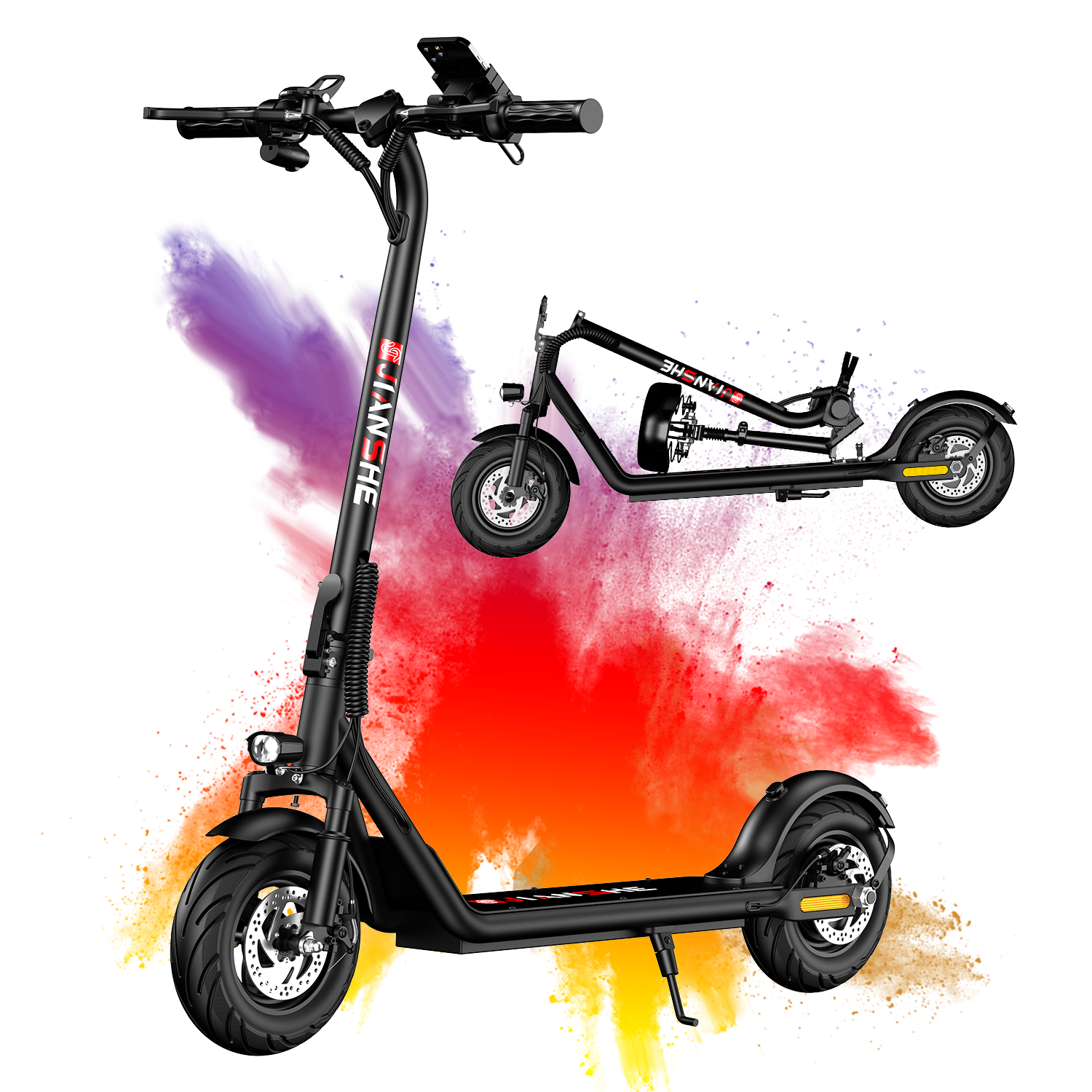2023 Wholesale 1000 W 2 wheels Electric Scooter for youth adults height adjustable 1000 W kick electric scooter