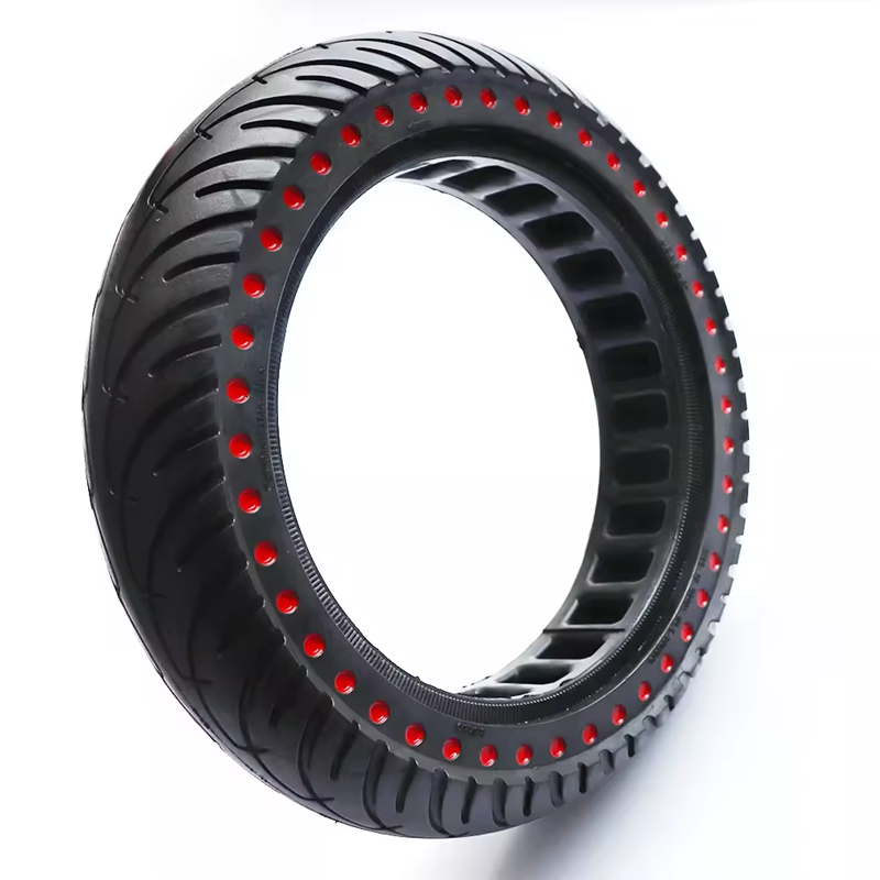New8.5*2.0inch ND Light elastic with hole Inner Honeycomb Tire red electric scooter skateboard tire