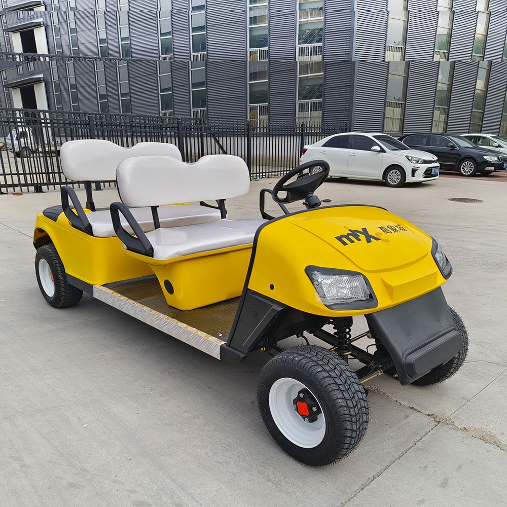2024 New Design 4 Seater Golf Cart Electric Motor 60/72v Battery Club Sightseeing Car Electric Golf Scooter