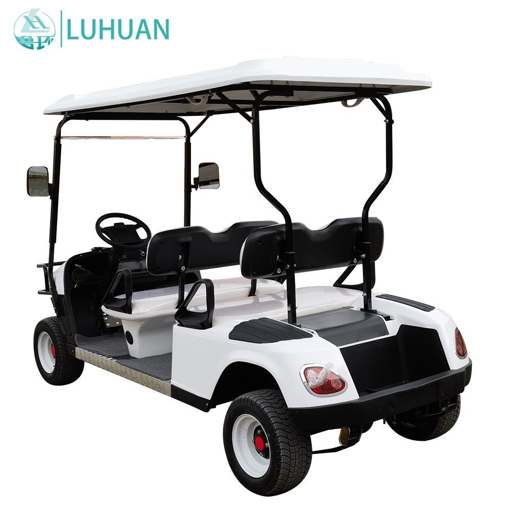 2024 New Design 4 Seater Golf Cart Electric Motor 60/72v Battery Club Sightseeing Car Electric Golf Scooter