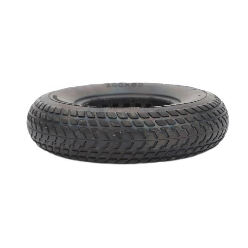 High quality super wear-resistant 8 inch 200*50 tire air-free solid tire electric scooter parts accessories