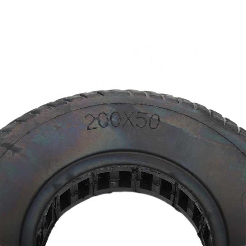 High quality super wear-resistant 8 inch 200*50 tire air-free solid tire electric scooter parts accessories