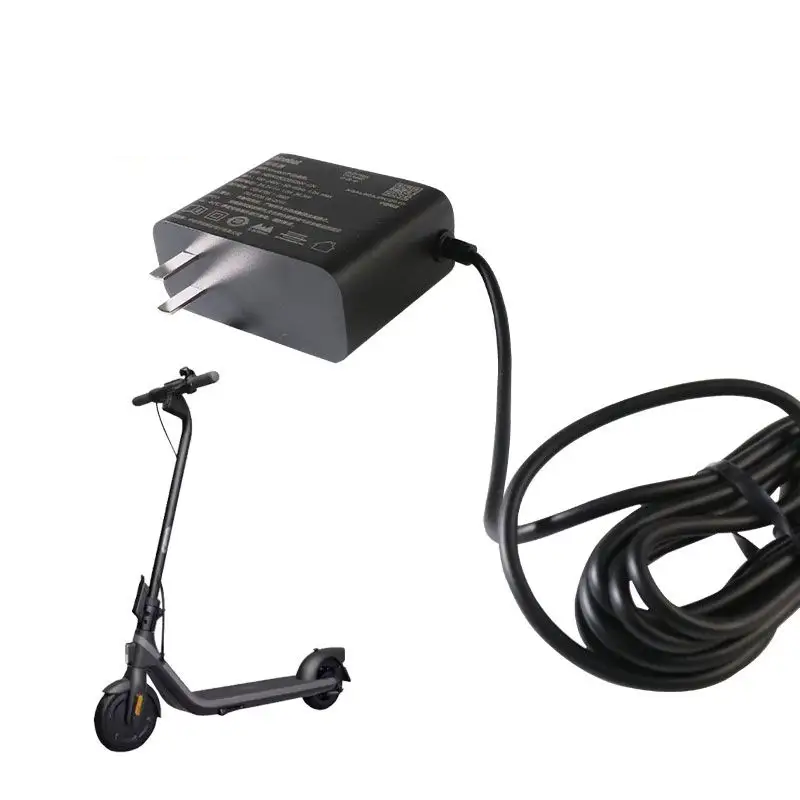 Original Electric Scooter Battery Adapter 24.2V 1.5A Fits Ninebot E2/ E2 Plus Power Adapter Charger