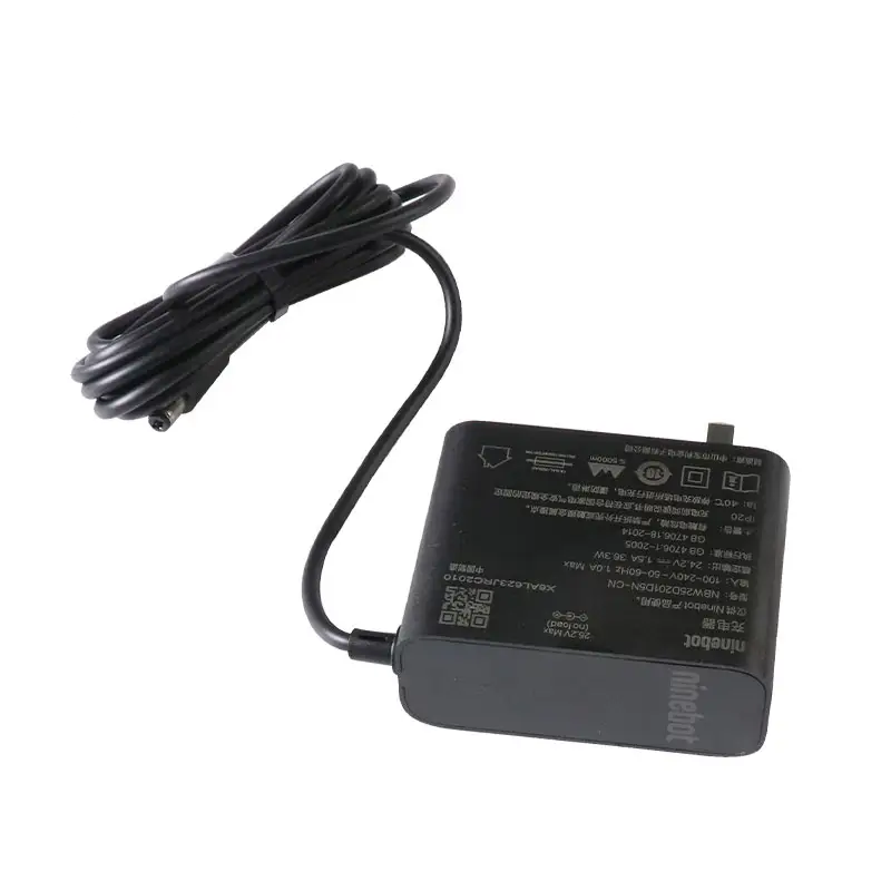 Original Electric Scooter Battery Adapter 24.2V 1.5A Fits Ninebot E2/ E2 Plus Power Adapter Charger