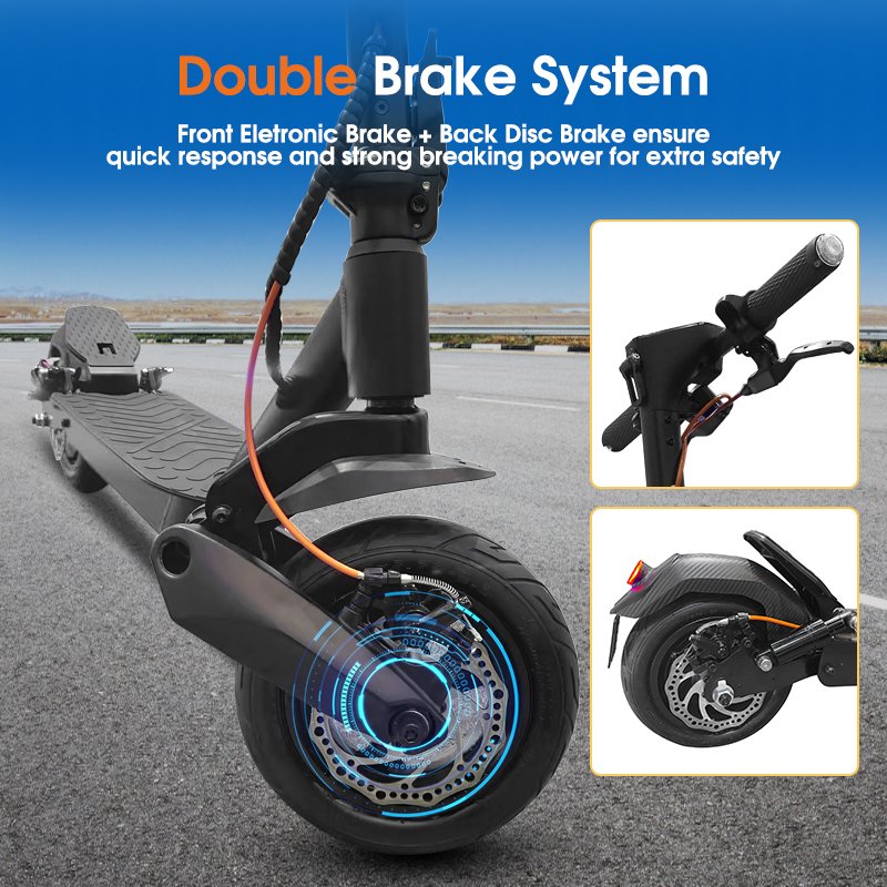 2024 new model E9GS electric scooter 500w Light weight waterproof Folding Powerful Adult 2 wheel Electric Scooter off road