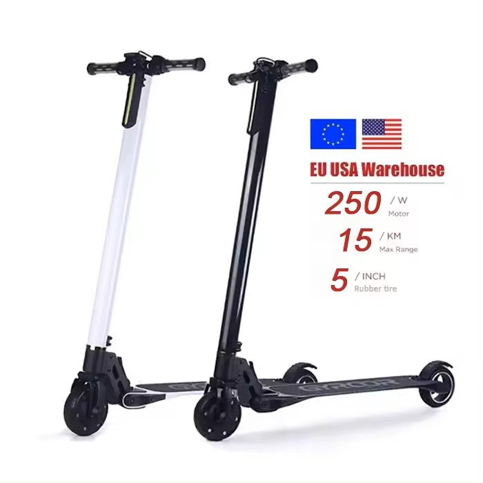 China Custom Made Carbon Fiber Electric Scooter Lightweight and Portable