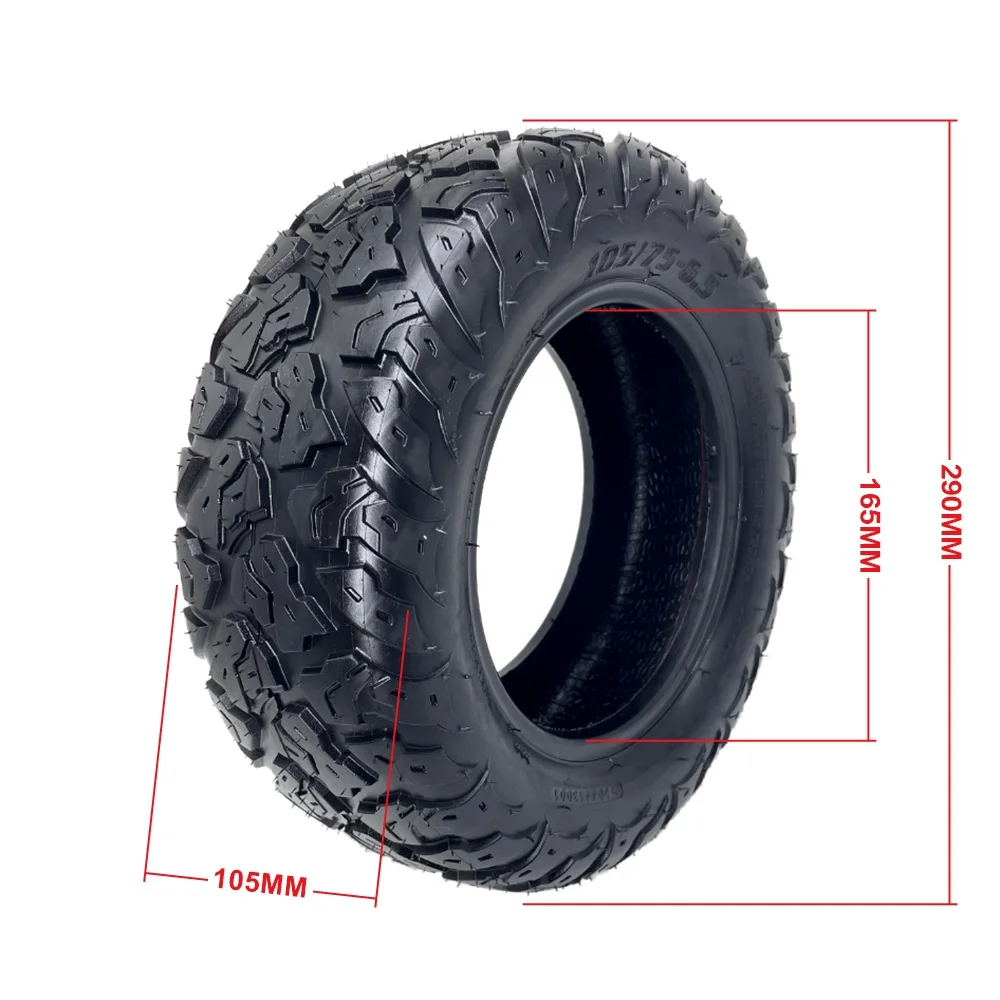New Image Scooter Tire 105/75-6.5 Vacuum Tires For Large Size Electric Scooter Part Off Road Tire For Scooter