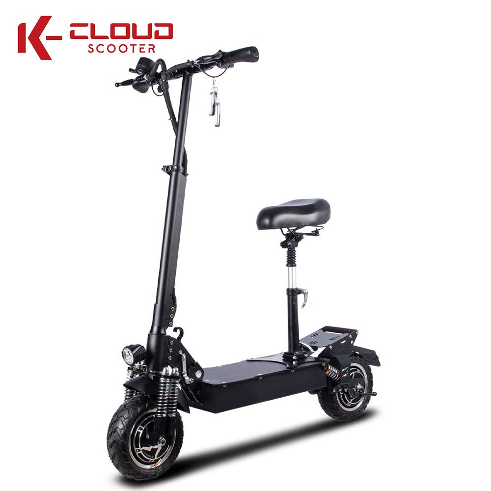 2400W dual motor foldable electric scooter for adult electric scooter with seat elektrikli scooter 2400 watt