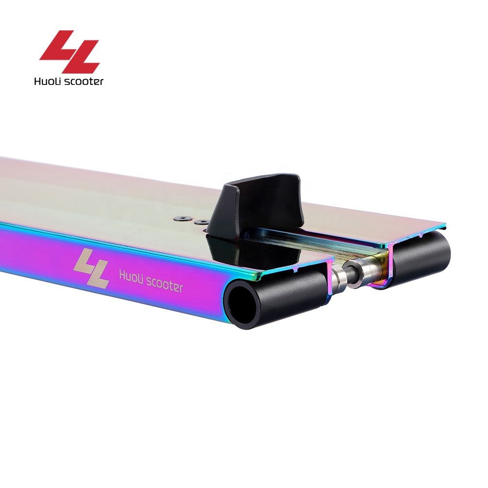 Huoli Scooter neo chrome extreme sport aluminum light weight pro stunt scooter deck for ethic tilt scooter deck 7 wide
