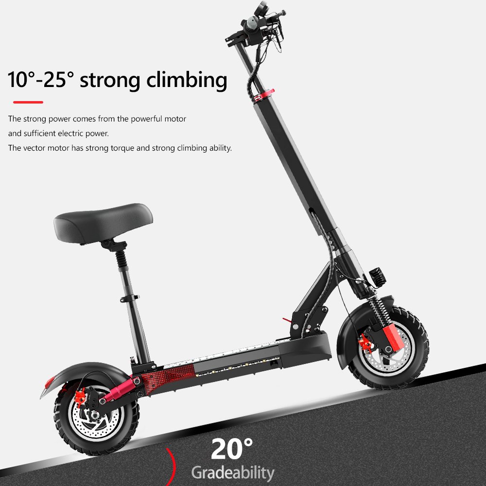 2023 New EU Stock Free Dropshiping 48V 16AH M4 PRO 10" Off-road Tires 800W Motor Folding Electric Scooter with seat