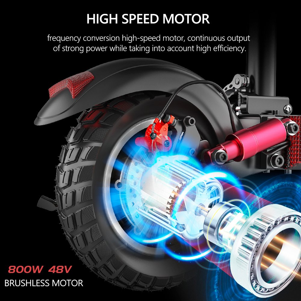2023 New EU Stock Free Dropshiping 48V 16AH M4 PRO 10" Off-road Tires 800W Motor Folding Electric Scooter with seat